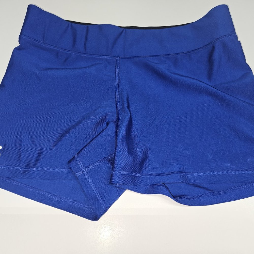 Under Armour Womens Compression Mid Rise Shorty XL Blue